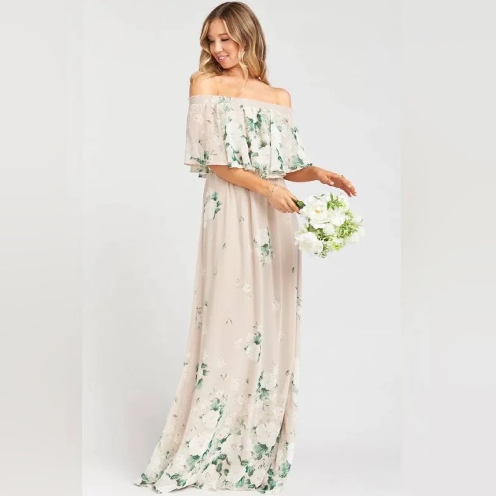 Show Me Your Mumu Hacienda Off-Shoulder Maxi Dress